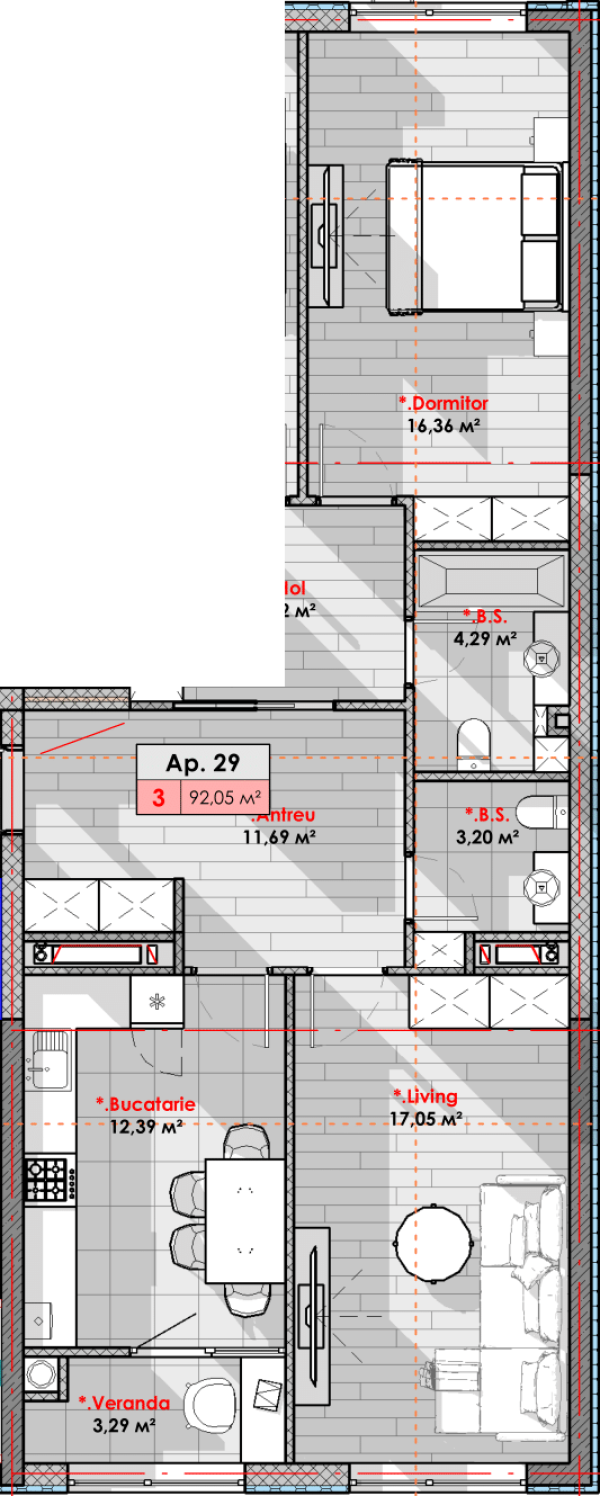 Apartamente Smart Home Moșilor Tudor Vladimirescu