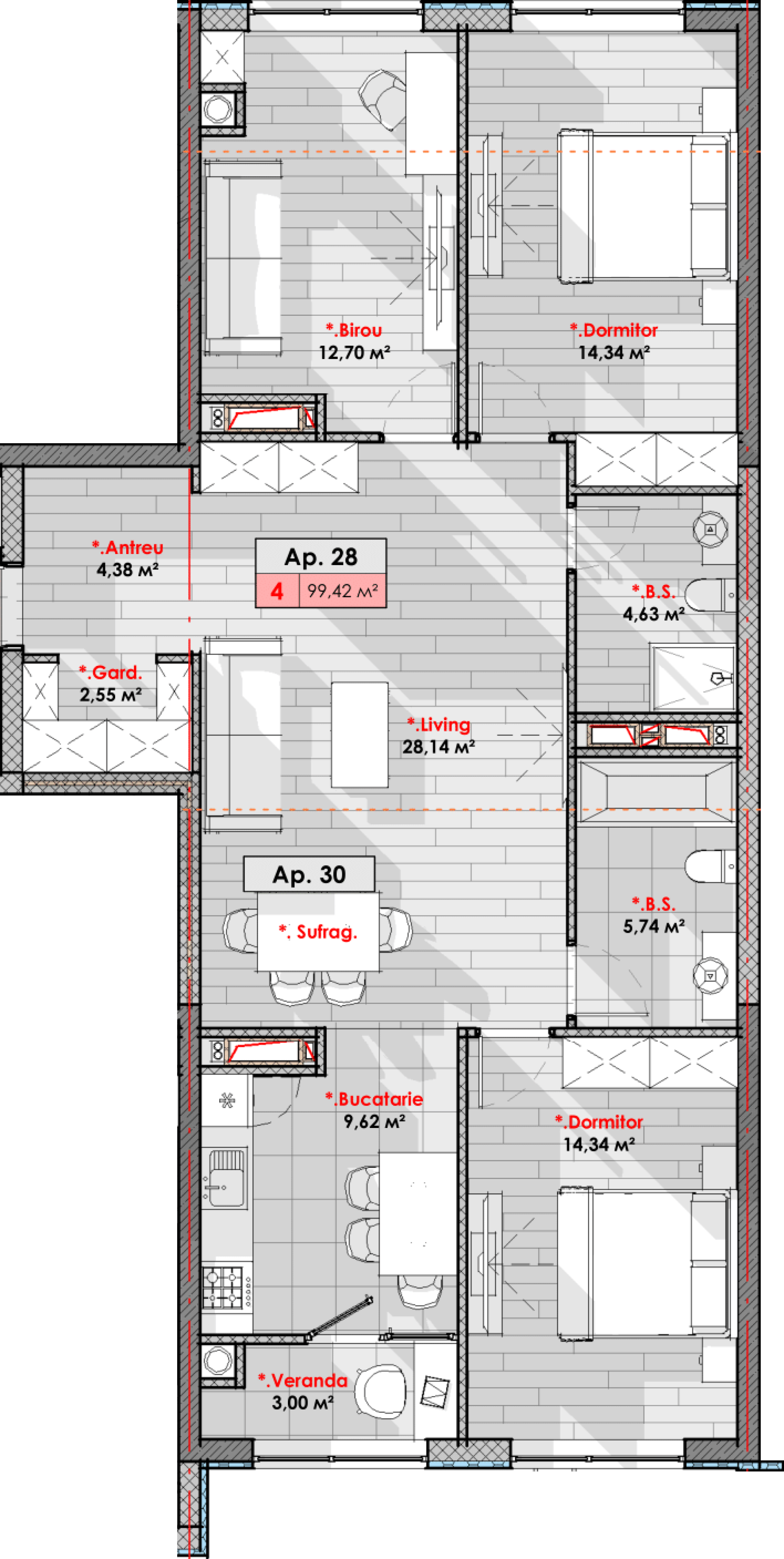 Apartamente Smart Home  Moșilor Tudor Vladimirescu