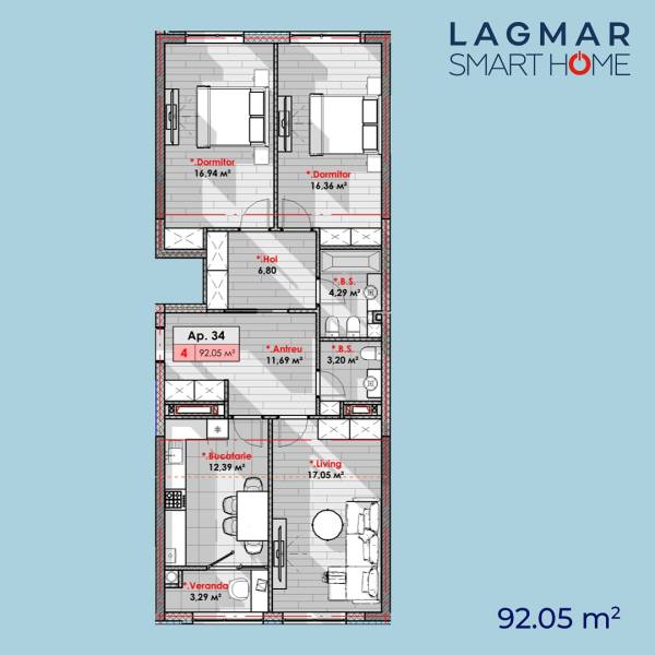 Apartamente Smart Home  Moșilor Tudor Vladimirescu