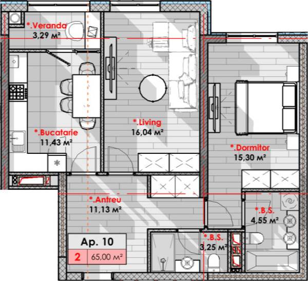 Apartamente Smart Home Moșilor Tudor Vladimirescu