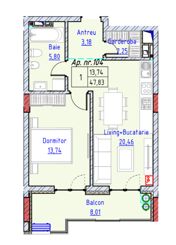 Apartamente Solomon Favorite 2